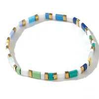 Casual Retro Geometric Seed Bead Beaded Unisex Bracelets sku image 14