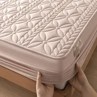 Class A Cotton Waterproof Bed Cover Single Mattress Protective Cover Summer Simmons Bedspread Diaphragm Pad Cotton Non-slip Bedspread- sku image 242