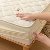 Class A Cotton Waterproof Bed Cover Single Mattress Protective Cover Summer Simmons Bedspread Diaphragm Pad Cotton Non-slip Bedspread- sku image 114