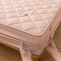 Class A Cotton Waterproof Bed Cover Single Mattress Protective Cover Summer Simmons Bedspread Diaphragm Pad Cotton Non-slip Bedspread- sku image 100