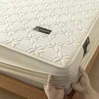 Class A Cotton Waterproof Bed Cover Single Mattress Protective Cover Summer Simmons Bedspread Diaphragm Pad Cotton Non-slip Bedspread- sku image 212