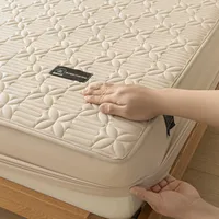 Class A Cotton Waterproof Bed Cover Single Mattress Protective Cover Summer Simmons Bedspread Diaphragm Pad Cotton Non-slip Bedspread- sku image 128