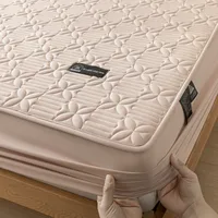 Class A Cotton Waterproof Bed Cover Single Mattress Protective Cover Summer Simmons Bedspread Diaphragm Pad Cotton Non-slip Bedspread- sku image 129