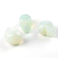 Vintage Style Funny Skull Natural Stone Ornaments Artificial Decorations main image 2