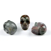 Vintage Style Funny Skull Natural Stone Ornaments Artificial Decorations main image 7