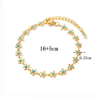 Titanium Steel Sweet Plating Printing Bracelets Necklace sku image 2