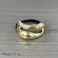 European And American Ins Style Alloy Elastic Hair Ring main image 3