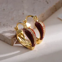 French Style Retro Elegant Fashion Dripping Ear Clip Women's Niche Design Simple Autumn And Winter Versatile High-Grade Earrings main image 6