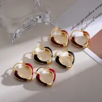 French Style Retro Elegant Fashion Dripping Ear Clip Women's Niche Design Simple Autumn And Winter Versatile High-Grade Earrings main image 1