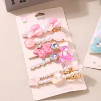 South Korea Hair Accessories Spring/Summer 5-Piece Hair Clip Cute Hairpin Duckbill Clip Hairpin Ins Side Clip Hot Sale Accessories main image 4