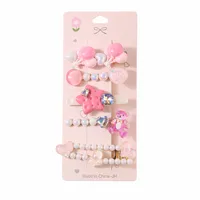 South Korea Hair Accessories Spring/Summer 5-Piece Hair Clip Cute Hairpin Duckbill Clip Hairpin Ins Side Clip Hot Sale Accessories sku image 5