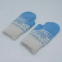 Rabbit Fur Gloves Korean Dongdaemun Winter Warm Women's Bag Finger Fleece-lined Thickened Multi-finger Solid Color Glove Bag Finger Gloves sku image 10