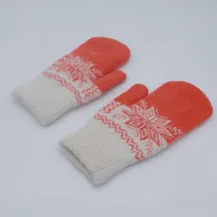 Rabbit Fur Gloves Korean Dongdaemun Winter Warm Women's Bag Finger Fleece-lined Thickened Multi-finger Solid Color Glove Bag Finger Gloves sku image 12
