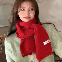 Christmas New Year Series Scarf  New Fashion Warm Knitted Scarf Autumn And Winter Student Couple Gift Shawl main image 2