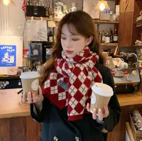 Christmas New Year Series Scarf  New Fashion Warm Knitted Scarf Autumn And Winter Student Couple Gift Shawl main image 3