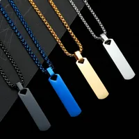 Simple Style Classic Style Geometric Titanium Steel Plating Unisex Pendant Necklace main image 1
