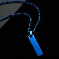Simple Style Classic Style Geometric Titanium Steel Plating Unisex Pendant Necklace sku image 5