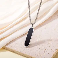 Retro Classic Style Geometric Cat Titanium Steel Plating Unisex Pendant Necklace sku image 1
