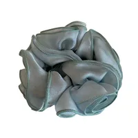 French Rose Manor Soft Yarn Flower Hairband Internet Celebrity 2024 New Sweet Low Ponytail Tie-up Hair Rubber Band For Women main image 2