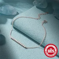New 925 Sterling Silver Single Row Diamond Temperament Wild Bracelet Internet Celebrity Hot Sale Same Style Niche High-Grade Bracelet For Women main image 2