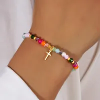 Casual Simple Style Cross Crystal Wholesale Bracelets main image 3