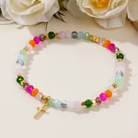 Casual Simple Style Cross Crystal Wholesale Bracelets main image 4