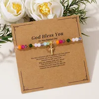 Casual Simple Style Cross Crystal Wholesale Bracelets main image 5