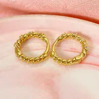 New Classic Diamond Small Round Geometric Earclip Earrings Earrings Europe And America Cross Border Hot Sale Creative Earrings Factory Wholesale main image 7