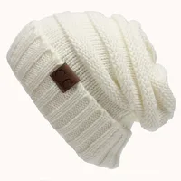 Autumn And Winter New  Knitted Pullover Cap  Explosions Warm Curled Cap Men's And Women's Outdoor Cold-proof Hat sku image 5