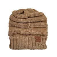 Autumn And Winter New  Knitted Pullover Cap  Explosions Warm Curled Cap Men's And Women's Outdoor Cold-proof Hat sku image 17