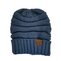 Autumn And Winter New  Knitted Pullover Cap  Explosions Warm Curled Cap Men's And Women's Outdoor Cold-proof Hat sku image 2