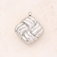 Best Seller In Europe And America DIY Ornament Accessories Conch Starfish Shell Woven Square Pendant main image 2