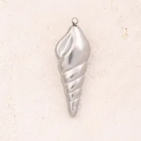 Best Seller In Europe And America DIY Ornament Accessories Conch Starfish Shell Woven Square Pendant main image 3