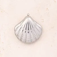 Best Seller In Europe And America DIY Ornament Accessories Conch Starfish Shell Woven Square Pendant main image 5