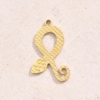 Best Seller In Europe And America DIY Ornament Accessories Vacuum Plating Colorful Oil Necklace Snake-Shaped Swan Elephant Footprints Pendant In Furnace main image 10