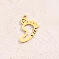 Best Seller In Europe And America DIY Ornament Accessories Vacuum Plating Colorful Oil Necklace Snake-Shaped Swan Elephant Footprints Pendant In Furnace main image 5