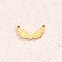 Best Seller In Europe And America Creative DIY Ornament Accessories Vacuum Electroplating Plum Blossom Antlers Angel Wings Rose Connector In Furnace main image 7