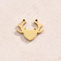 Best Seller In Europe And America Creative DIY Ornament Accessories Vacuum Electroplating Plum Blossom Antlers Angel Wings Rose Connector In Furnace main image 5