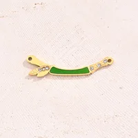 Best Seller In Europe And America Creative DIY Ornament Accessories Furnace Vacuum Plating Colorful Oil Necklace Micro-Inlaid Glass Rhinestone Geometric Pattern Moon Leaves Bamboo Joint Antlers Bow Arc Connector main image 5