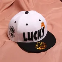 Boys' Baseball Cap Fashion Hip Hop Hat For Boys Children Flat Brim Hat Boys' Fried Street Hat Spring And Autumn Peaked Cap sku image 4