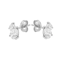 1 Pair Modern Style Classic Style Geometric Plating Copper Zircon Drop Earrings Ear Studs sku image 2