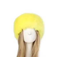 P0202 Fashion Color Mao Mao Head Ring Head Ring Imitation Fur Warm Headgear Cap Children Europe And The United States New main image 5