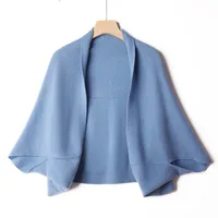 Cashmere Shawl Scarf Women's Autumn And Winter Warm  Scarf Outer Sweater Knitted Cardigan Sweater Coat Top main image 1
