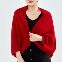 Cashmere Shawl Scarf Women's Autumn And Winter Warm  Scarf Outer Sweater Knitted Cardigan Sweater Coat Top main image 4