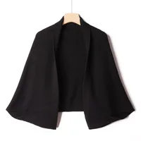Cashmere Shawl Scarf Women's Autumn And Winter Warm  Scarf Outer Sweater Knitted Cardigan Sweater Coat Top sku image 3