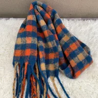Korean Style Versatile Student Shawl Warm Scarf Simple Versatile Men's And Women's Autumn And Winter High-end Sense Plaid Scarf main image 4