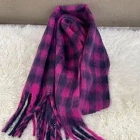 Korean Style Versatile Student Shawl Warm Scarf Simple Versatile Men's And Women's Autumn And Winter High-end Sense Plaid Scarf sku image 3