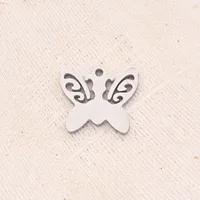 Best Seller In Europe And America DIY Ornament Accessories Furnace Vacuum Plating Hollow Love Angel Butterfly Snowflake Pendant sku image 3