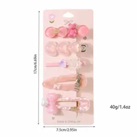 South Korea Hair Accessories Spring/Summer 5-Piece Hair Clip Cute Hairpin Duckbill Clip Hairpin Ins Side Clip Hot Sale Accessories main image 2