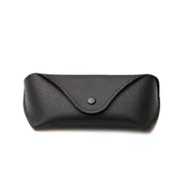 New Foreign Trade Sunglasses Box Compression Oxford Cloth Glasses Box Button Sunglasses Black Brown Packaging Box Wholesale sku image 1